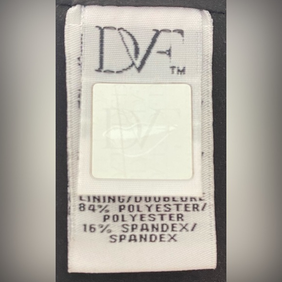 Diane von Furstenberg Yevette Baroque-Print Melange Dress. Size 4 - Picture 7 of 8